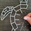 Fadenbild DIY-Set "Geometrische Schildkröte"