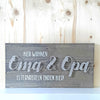 Fadenbild DIY-Set "Oma und Opa"