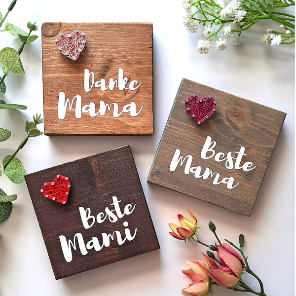 Fadenbild DIY-Set-Mini "Mama"