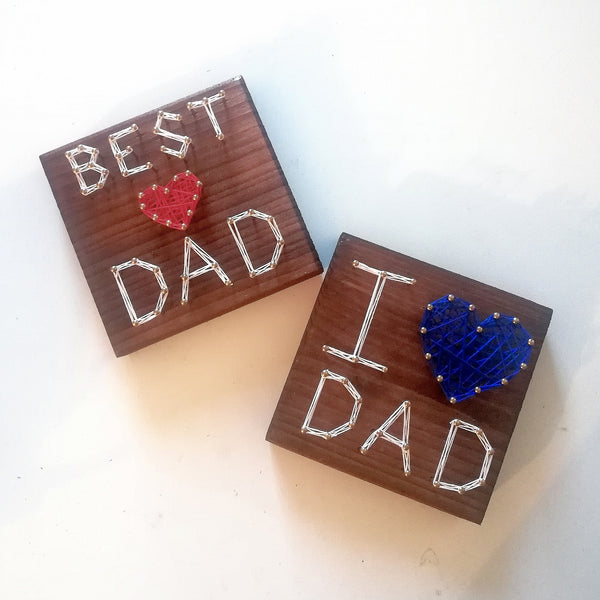 Fadenbild DIY-Set-Mini "Best Dad"