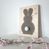 Fadenbild DIY-Set "Hase mit Puschelschwanz"