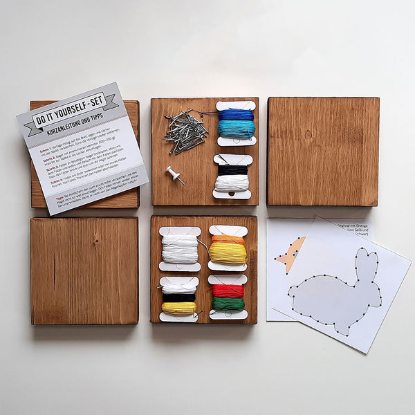Fadenbild DIY-Miniset "Ostern"