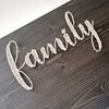 Fadenbild "Family mit Händen"
