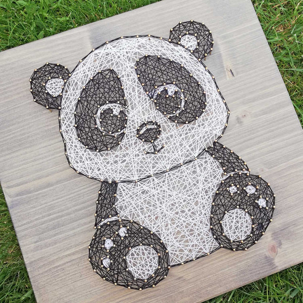 Fadenbild DIY-Set "Panda"