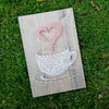 Fadenbild DIY-Set "Kaffeetasse"
