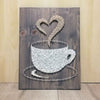 Fadenbild DIY-Set "Kaffeetasse"