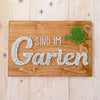 Fadenbild DIY-Set "Sind im Garten"