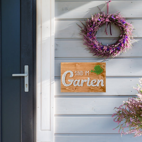 Fadenbild DIY-Set "Sind im Garten"