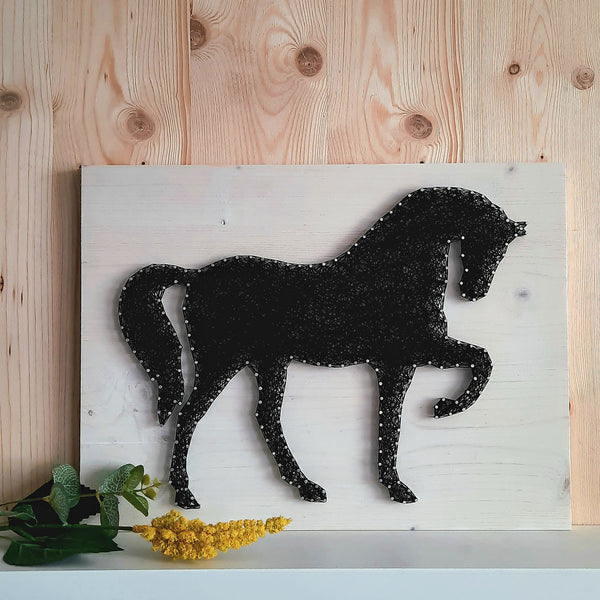 Fadenbild DIY-Set "Pferd"