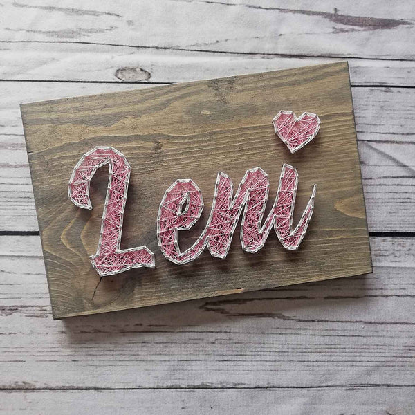 Fadenbild DIY-Set "Vorname"