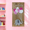 Fadenbild DIY-Set "Elefant mit Ballons und Name"