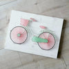 Fadenbild DIY-Set "Fahrrad"