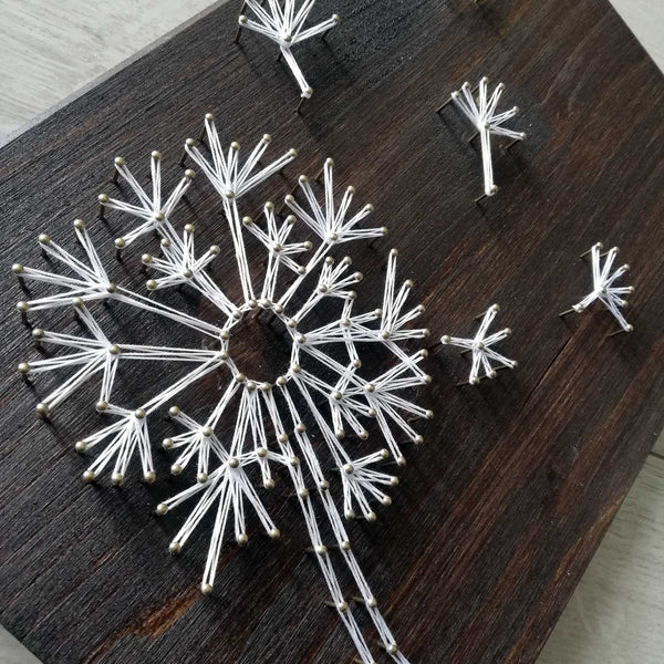 Fadenbild DIY-Set "Pusteblume"