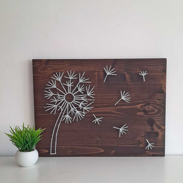 Fadenbild DIY-Set "Pusteblume"