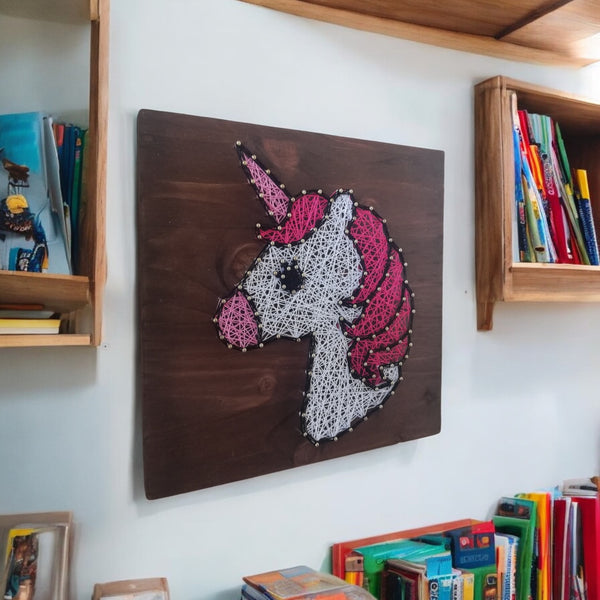 Fadenbild DIY-Set "Einhorn"