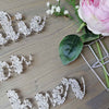 Fadenbild DIY-Set "Familienname mit Blumen"