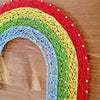 Fadenbild DIY-Set "Regenbogen"