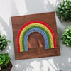Fadenbild DIY-Set "Regenbogen"
