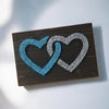 Fadenbild DIY-Set "Zwei Herzen"
