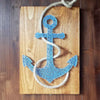 Fadenbild DIY-Set "Anker mit Seil"