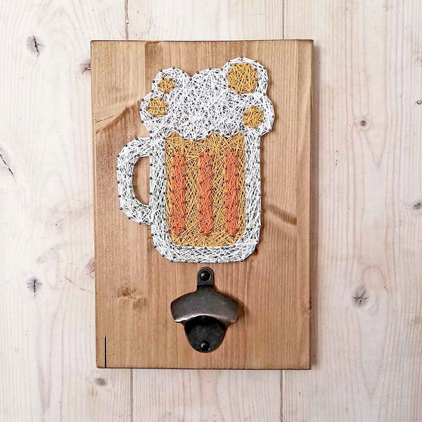 Fadenbild DIY-Set "Bieröffner"