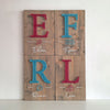Fadenbild DIY-Set "Buchstabe mit Name"