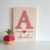 Fadenbild DIY-Set "Buchstabe mit Name"
