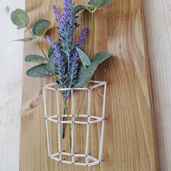 Fadenbild DIY-Set "Blumenkorb"
