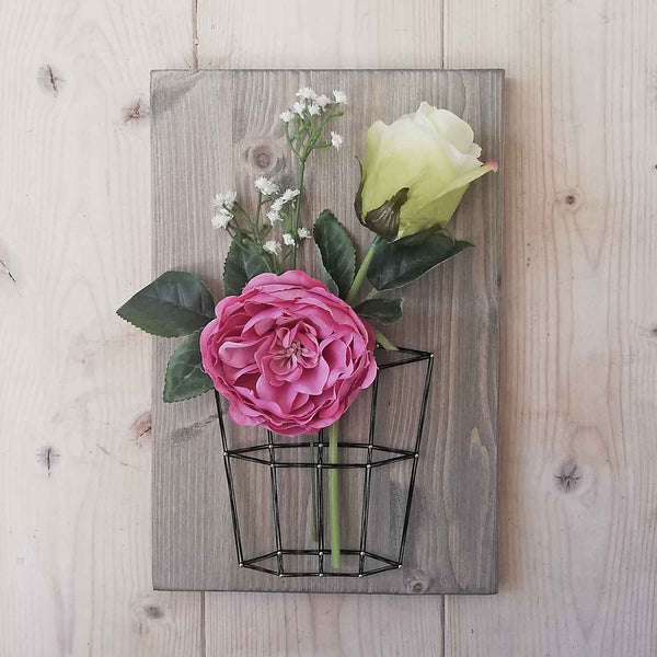 Fadenbild DIY-Set "Blumenkorb"