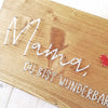 Fadenbild DIY-Set "Mama du bist wunderbar"