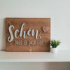 Fadenbild DIY-Set "Schön, dass es dich gibt"