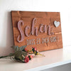 Fadenbild DIY-Set "Schön, dass es dich gibt"