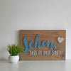 Fadenbild DIY-Set "Schön, dass es dich gibt"