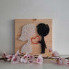 Fadenbild DIY-Set "Brautpaar"