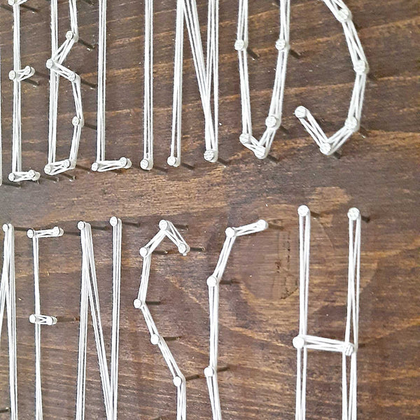 Fadenbild DIY-Set "Lieblingsmensch"
