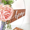 Fadenbild Flower Loop "Home"