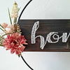Fadenbild Flower Loop "Home"