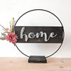 Fadenbild Flower Loop "Home"