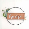Fadenbild Flower Loop "Home"