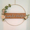 Fadenbild Flower Loop "Familienname"