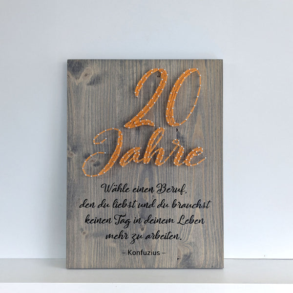 Fadenbild "Berufsjubiläum"