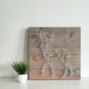 Fadenbild DIY-Set "Geometrischer Hirsch"