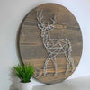 Fadenbild DIY-Set "Geometrischer Hirsch"