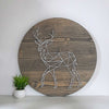Fadenbild DIY-Set "Geometrischer Hirsch"