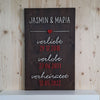 Fadenbild DIY-Set "Verliebt, verlobt, verheiratet"