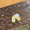 Fadenbild DIY-Set "Gästebuch Bier"