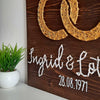 Fadenbild DIY-Set "Namen mit Ringen"