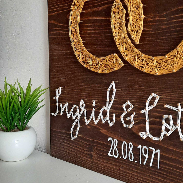 Fadenbild "Namen mit Ringen"