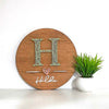Fadenbild DIY-Set "Buchstabe mit Name"