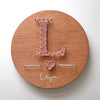 Fadenbild DIY-Set "Buchstabe mit Name"